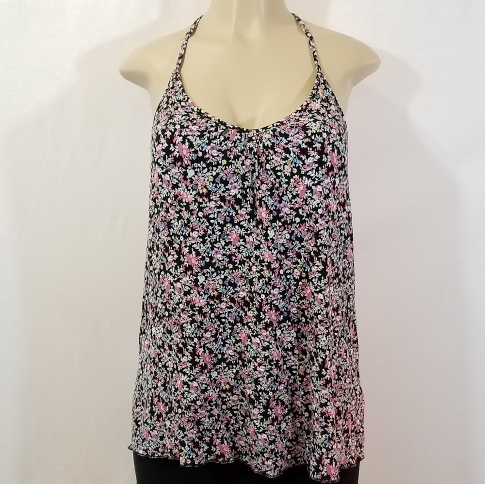 FLORAL Knit Halter Top